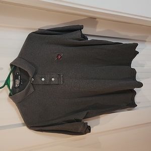 Polo by Ralph Lauren polo shirt Men's M Grey Vintage 90s crest logo